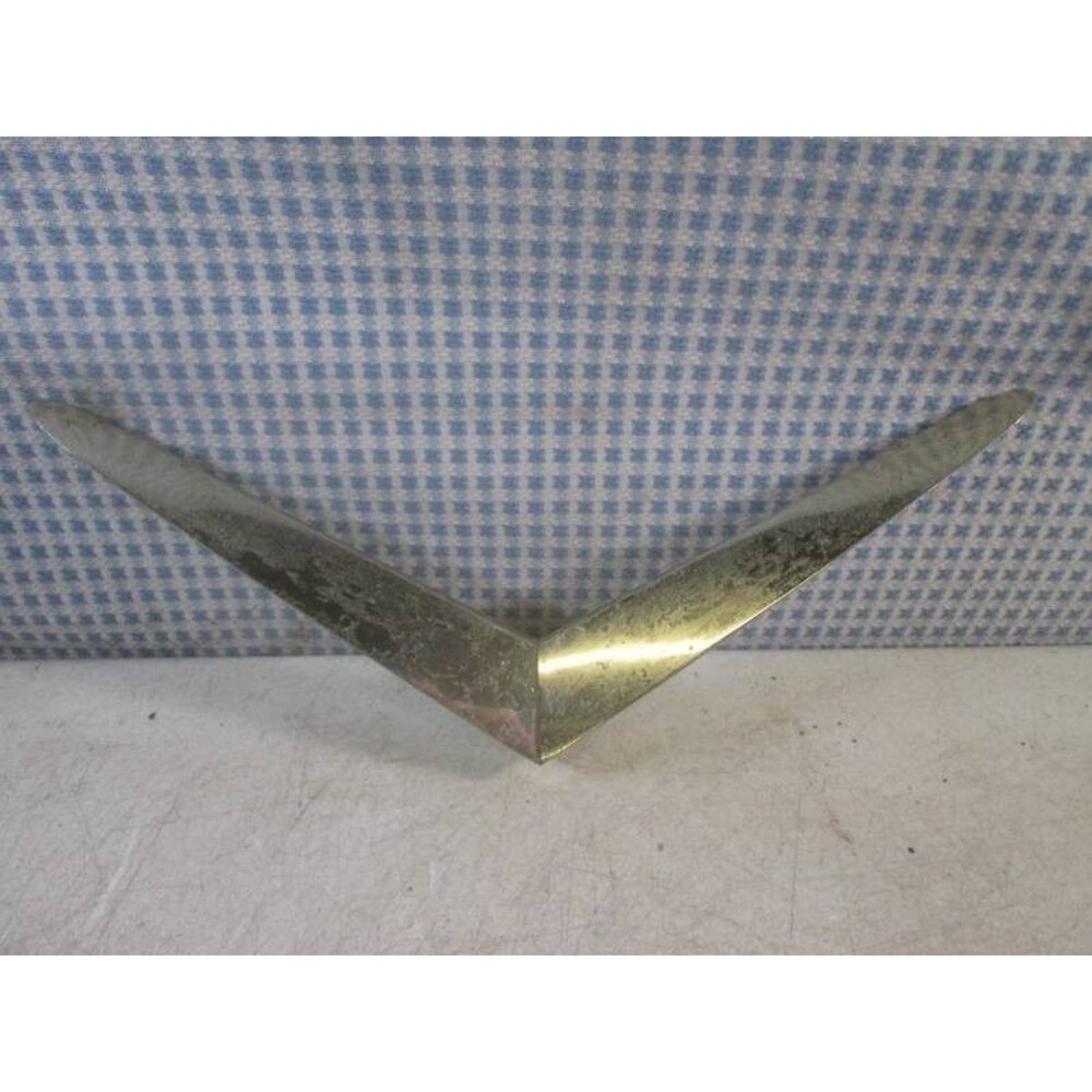 1953 Cadillac Gold V Trunk Emblem Ornament GM 145904 Original Driver Core Mounts